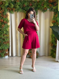 Shorts Vanda - Marsala - comprar online