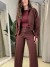 Blusa Térmica Luanda - marsala na internet