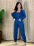 Cropped Iris - petroleo - loja online