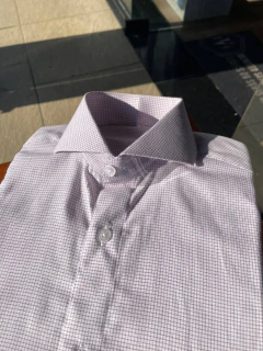 CAMISA AZUL XADREZ VERMELHA ( ESTOQUE MOGI ) - comprar online