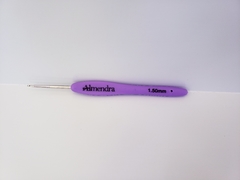 Agujas de Crochet de Acero con Mango de Silicona Almendra en internet