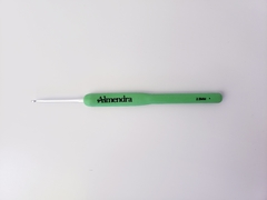 Agujas de Crochet de Acero con Mango de Silicona Almendra - tienda online