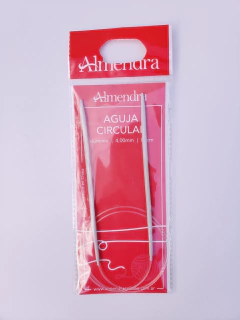 Agujas Circulares de Acero Almendra - FaisaFlor Lanas