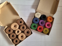 Kit Caja Yute Fino 9 Ovillos