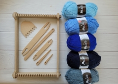 Combo Telar de Mesa + 5 Ovillos de Fila 3/7 - comprar online