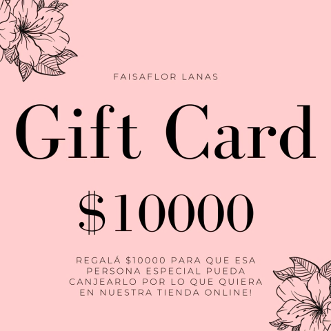 Gift Card $10000