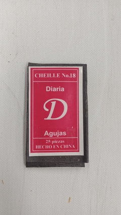Agujas de Coser Con Punta Chenille x25u - tienda online