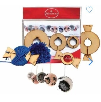 Set Pomponeras Fibrofácil