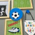 Quadros decoração menino futebol - loja online