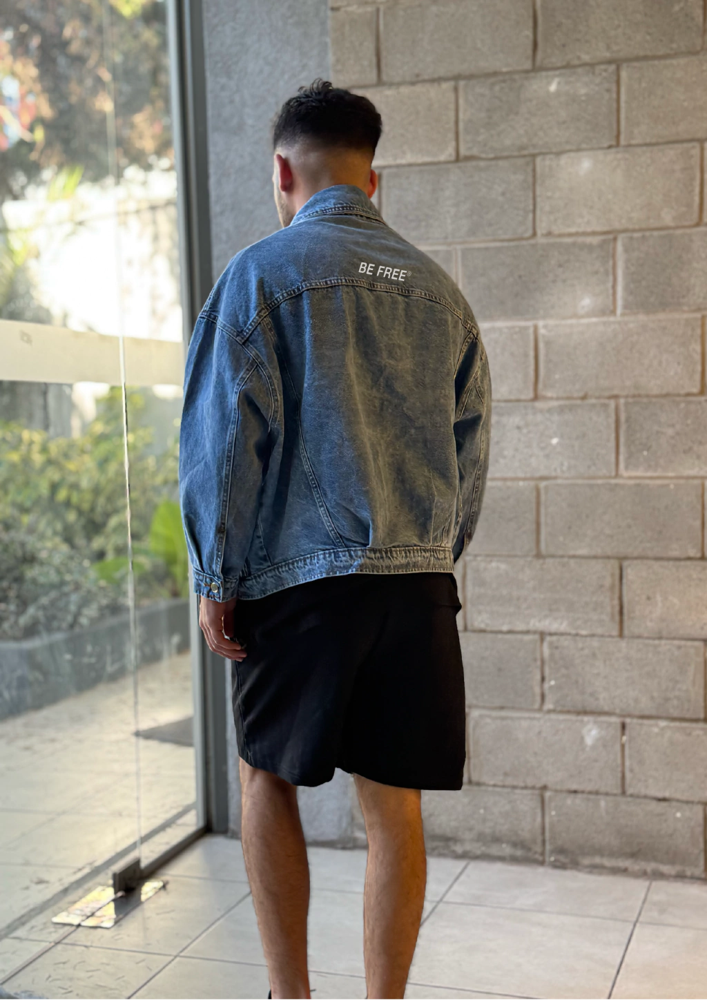 CAMPERA BE FREE DENIM LARGE