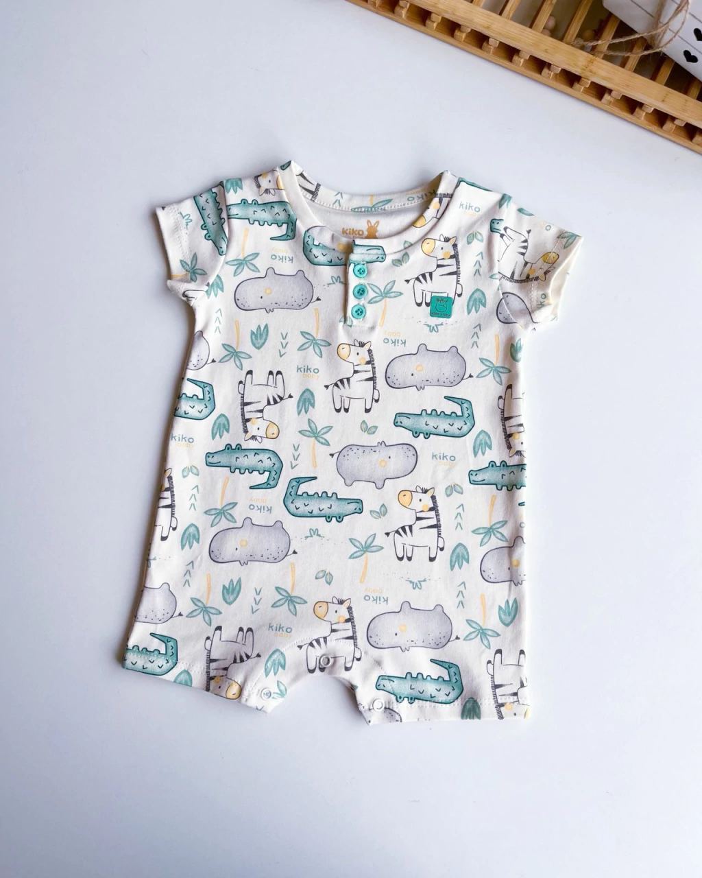 MACACAO BABY KIKO E KIKA MENINO SAFARI 0-12 ANOS