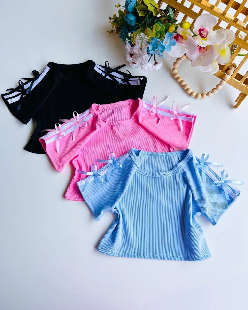 BLUSA INFANTI CANELADA MARIA LACINHO 2 A 10 ANOS