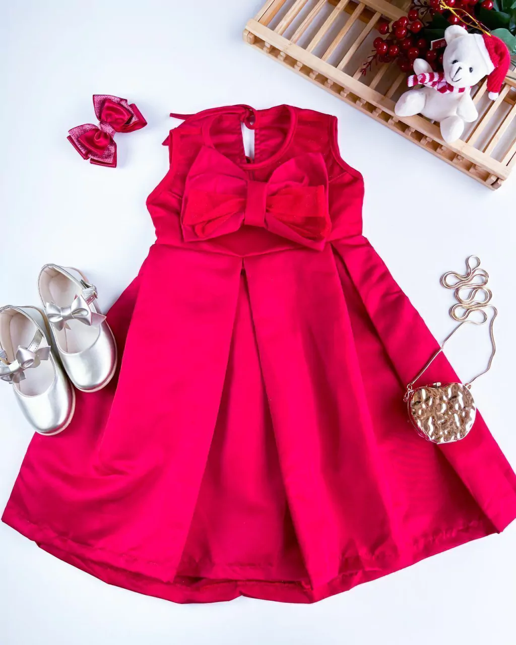VESTIDO INFANTIL PRINCESA RODADO 4 A 8 ANOS