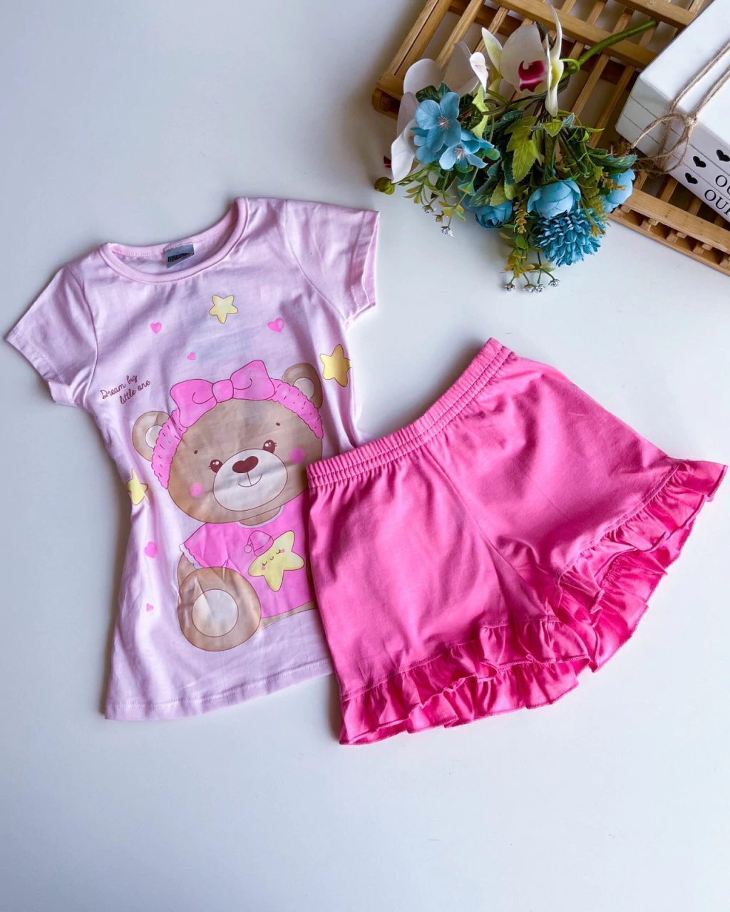 PIJAMA INFANTIL KIKO E KIKA URSA 4-10 ANOS