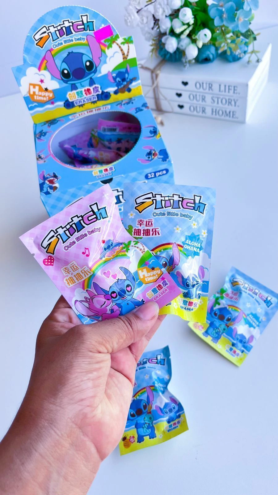 BORRACHA STITCH MISTERIOSA COLECIONAVEL