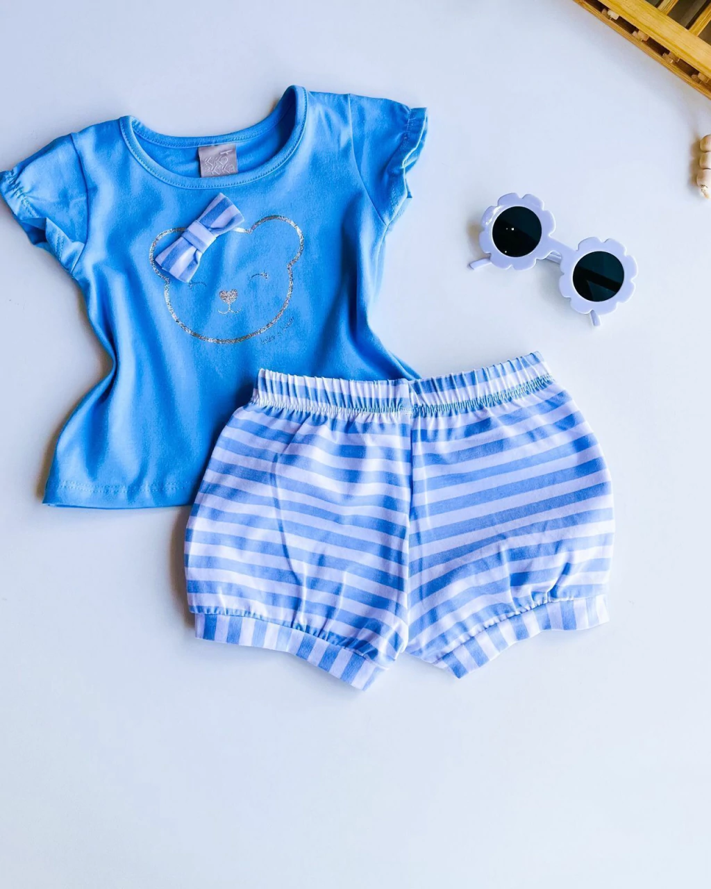 CONJUNTO BABY KIKO E KIKA URSINHA 0-12 MESES