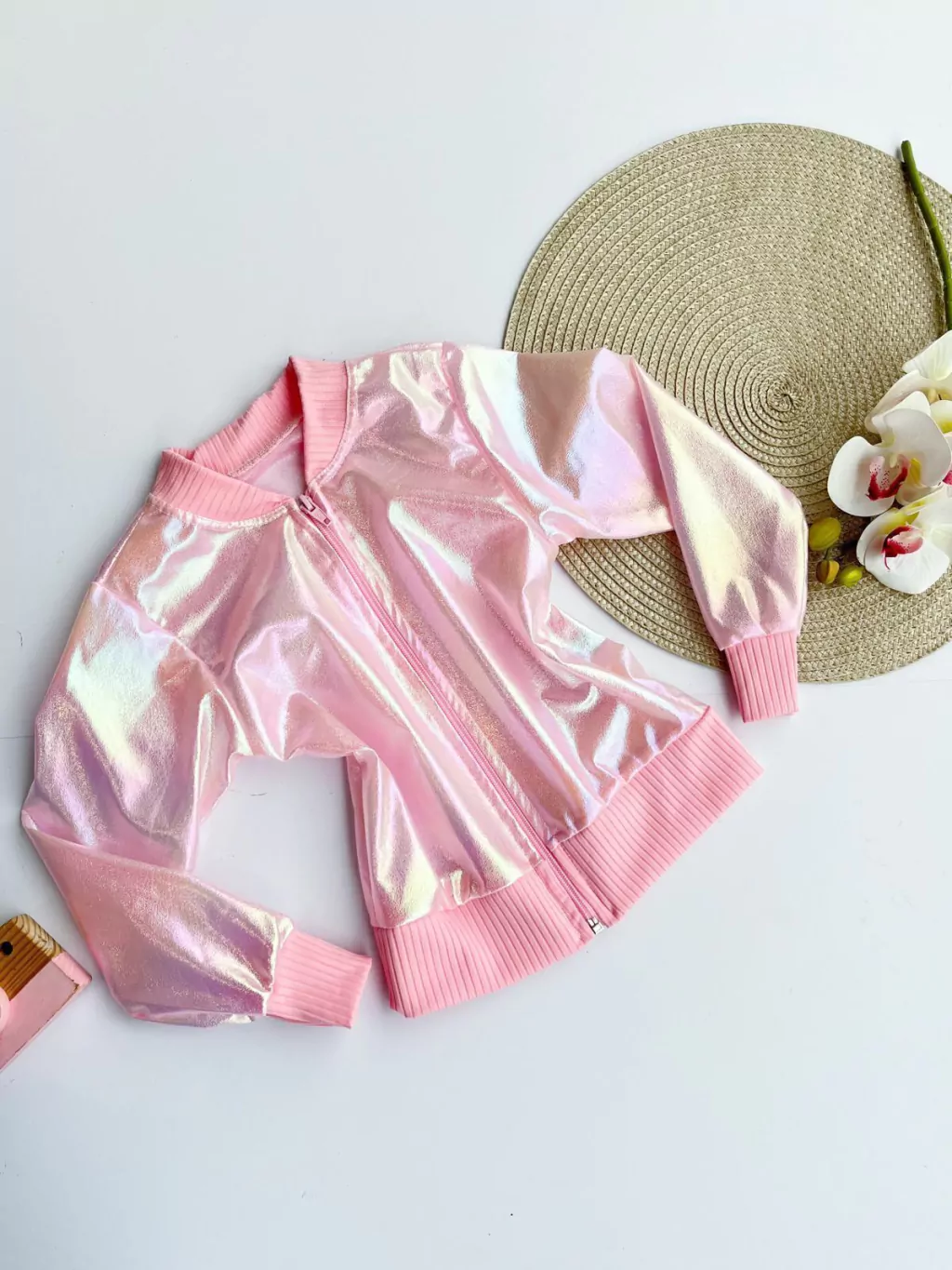 JAQUETA BOMBER HOLOGRAFICA
