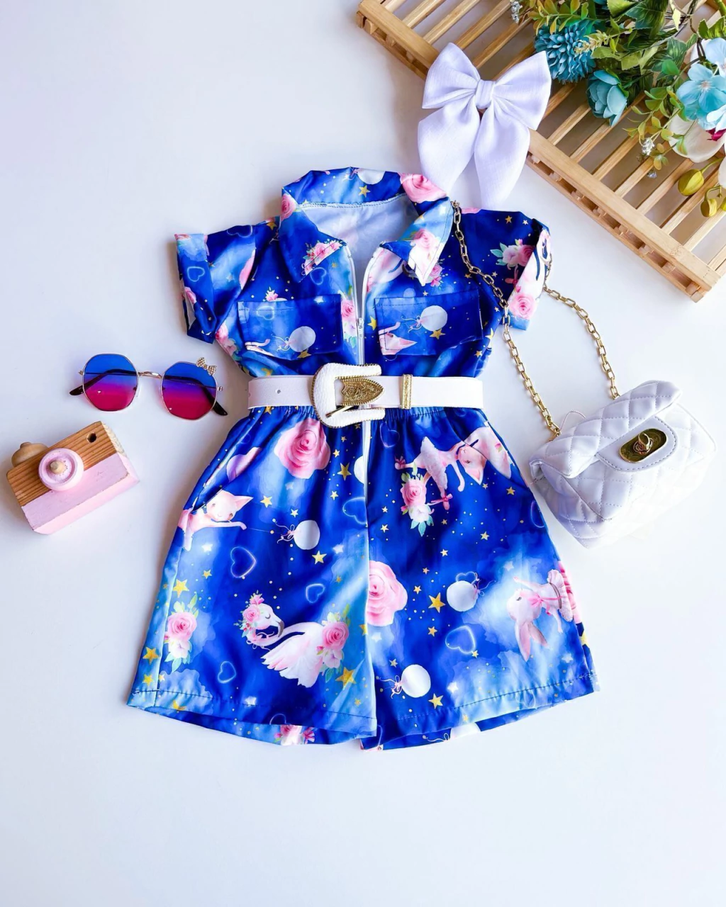 MACAQUINHO INFANTIL COM ZIPER MILENA 2 A 10 ANOS