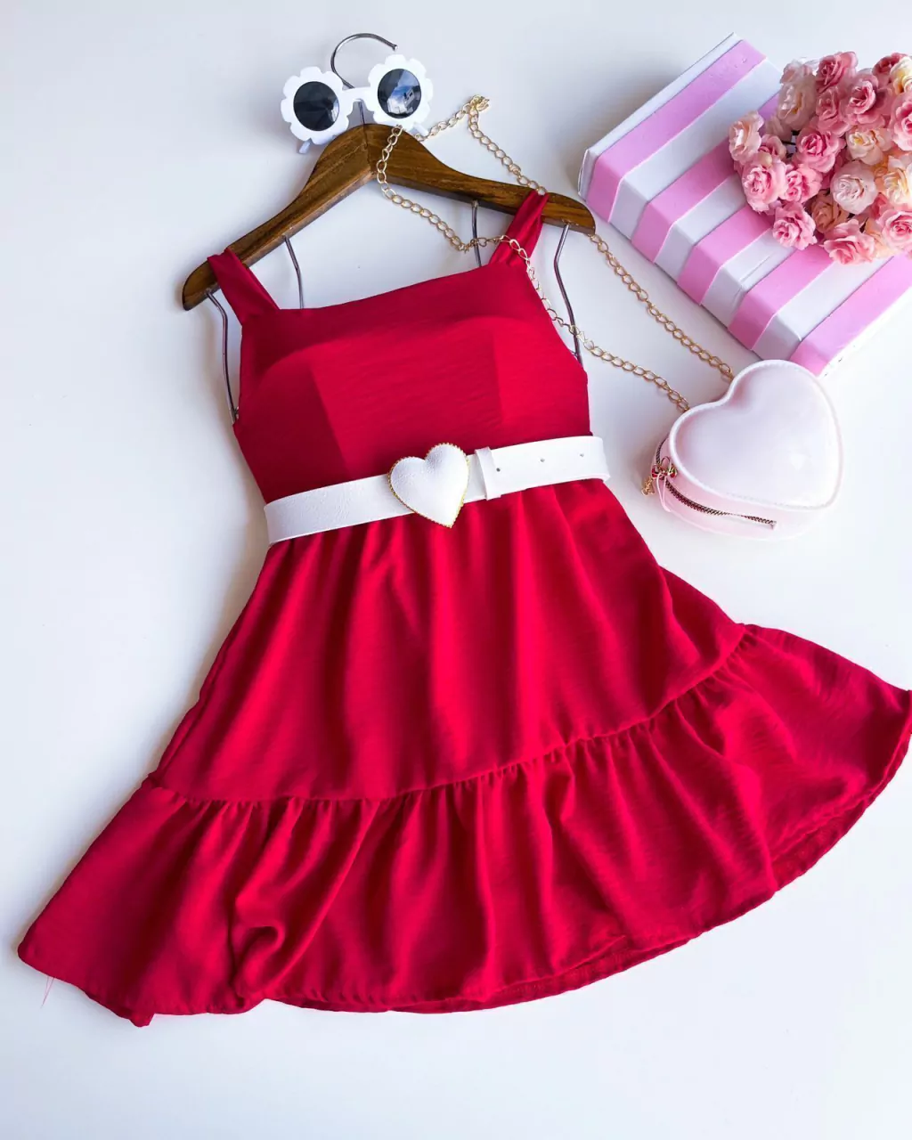 VESTIDO INFANTIL MARIA 2 A 10 ANOS