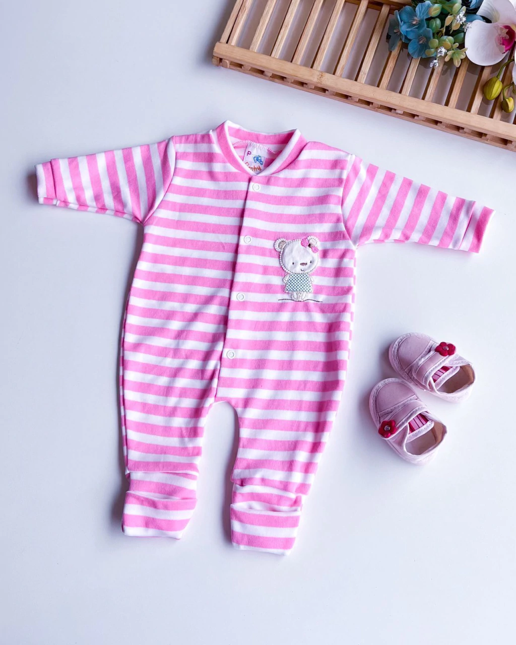 MACACAO BABY LISTRADO PARAISO DO BEBE