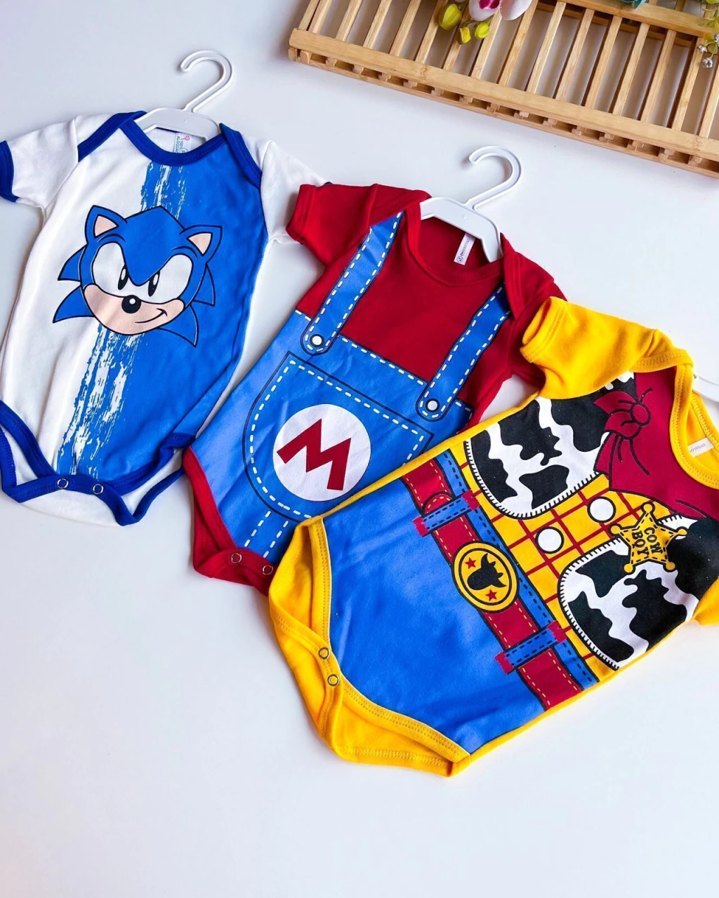 BODY BABY ALGODAO TEMATICO MASCULINO