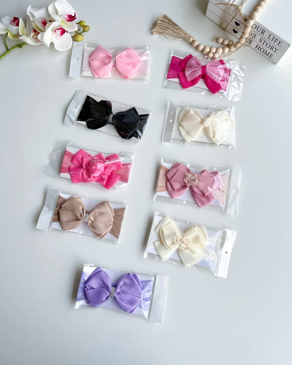 FAIXA DE CABELO BABY GRANDE DIVERSAS