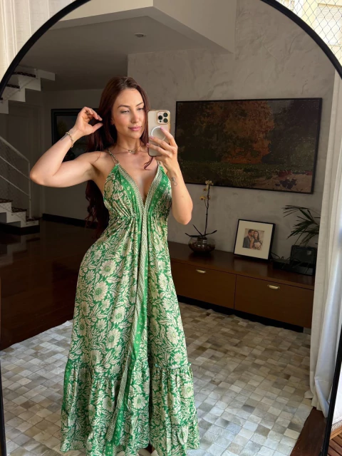 VESTIDO LARI VERDE - comprar online