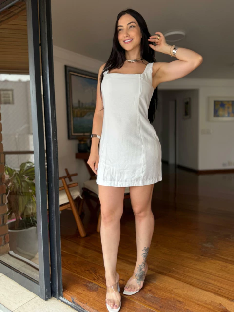 VESTIDO ALFAIATARIA VIVIANE BRANCO - comprar online