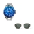 combo reloj azul con anteojos de sol verde marca Valkur diseñado en argentina