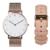 reloj para mujer dorada correa dorada marca Valkur diseño Argentino