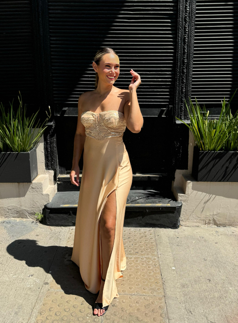 Vestido Meier Champagne