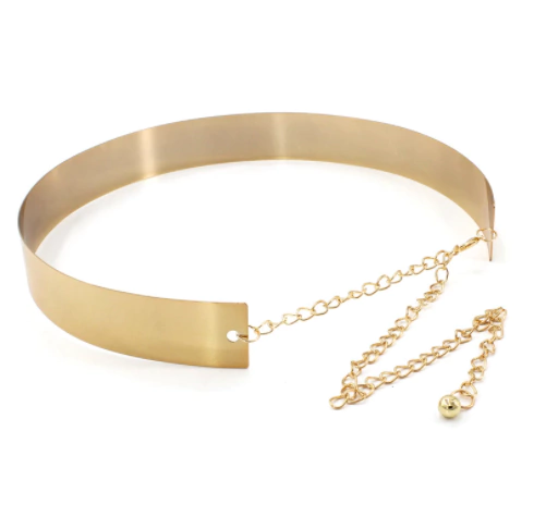 Cinto Manu Dorado grueso