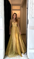 Vestido Brenda Dorado Quinceañera - comprar online