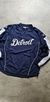 Bomber 1/4 zip rompevientos Majestic Detroit MLB 90's