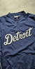 Bomber 1/4 zip rompevientos Majestic Detroit MLB 90's en internet
