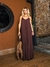 Vestido Dalia Chocolate - comprar online