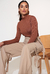 Calça Alfaiataria Luiza Nude - comprar online
