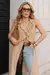 Tunica Crepe Nadia Essenza Bege - comprar online