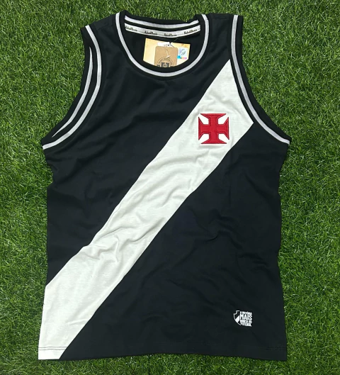 Regata Retrô Vasco da Gama Preta Oficial - comprar online