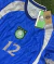 Camisa Palmeiras Retrô 1999 Marcos Azul Manga Longa Oficial - Fanáticos Retrô