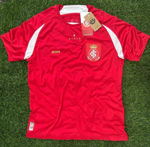 Camisa Retrô Internacional 2008 Vermelha Oficial - comprar online