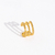 Cuff Mini Pelotitas Triple (UNIDAD)