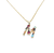 Collar Inicial Rainbow en internet