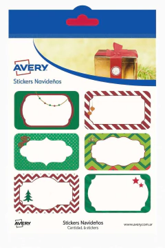 Imagen de AVERY STICKERS NAVIDEÑOS