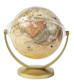 GLOTTER GLOBO TERRAQUEO MULTIGIRO BASE PLASTICA POLITICO 14 CM DIAM. - comprar online