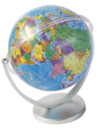 GLTTER GLOBO TERRAQUEO MULTIGIRO BASE PLASTICA POLITICO 14 CM DIAM.