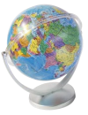 GLTTER GLOBO TERRAQUEO MULTIGIRO BASE PLASTICA POLITICO 14 CM DIAM.