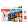 DELI SET DE TEMPERAS COLOR EMOTION X 12 COLORES 12 MLC/U ( 333629 )