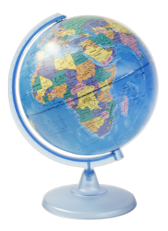 GLOTTER GLOBO TERRAQUEO BASE PLASTICA POLITICO 20CM DIAM. 207W - comprar online