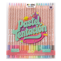 MOOVING LAPICES TENTACION PASTEL X 20 COLORES ( 327962 )
